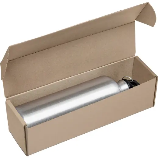 Solano Bottle in Bianca Custom Gift Box Silver